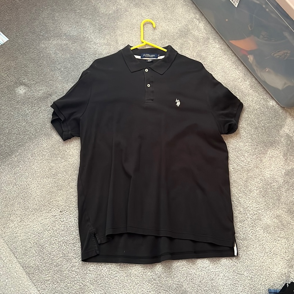 US Polo Button Up Black